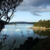   View from the Paihia to Opua coastal walking track, overlooking the beautiful anchorage of English Bay 