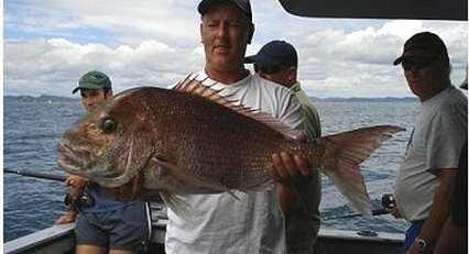 targeting snapper in the Bay of Islands with Blue Sea fishing Charters